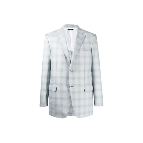 BRIONI Бизнес-костюм Пальто Мужской Светло-Синий