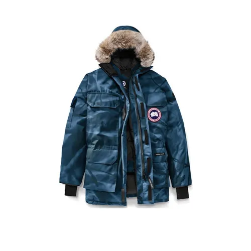 Canada Goose Expedition Series Пуховик Зимний Мужской Абстрактный Камуфляж Синий