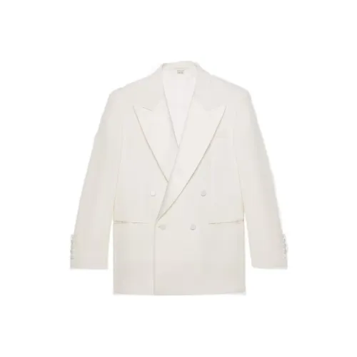 GUCCI SS22 Бизнес-костюм Пальто Мужской Белый