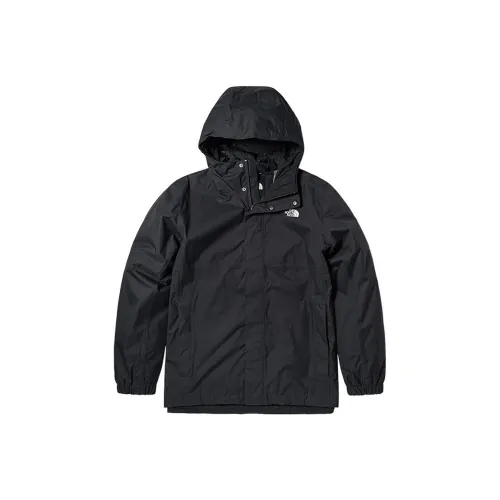 THE NORTH FACE Водонепроницаемый Ветрозащитный And Дышащий Ветровка Мужской Темно-серый