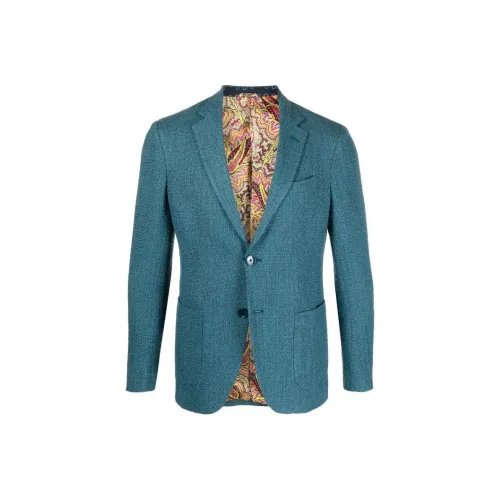 ETRO Синий Мужской Деловой Костюм