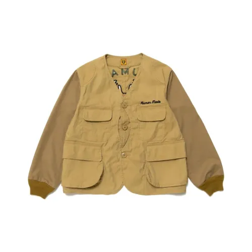 HUMAN MADE Куртка Унисекс Бежево-желтая