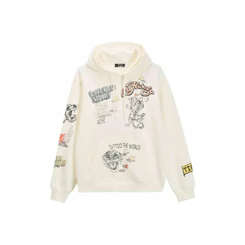 Ed Hardy Мужские Толстовки цвета Айвори