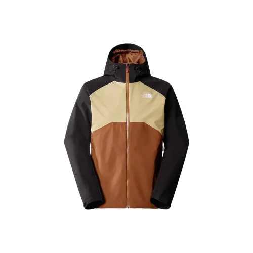 The North Face Мужская куртка STRATOS с капюшоном куртки и пальто мужской цвет камень коричневый