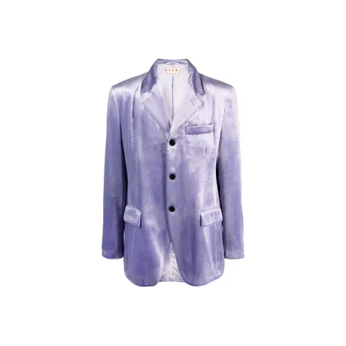 MARNI Бизнес-костюм мужской фиолетовый