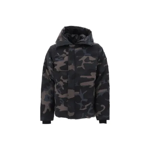Canada Goose Black Mark Черный Камуфляж Мужской Пуховик