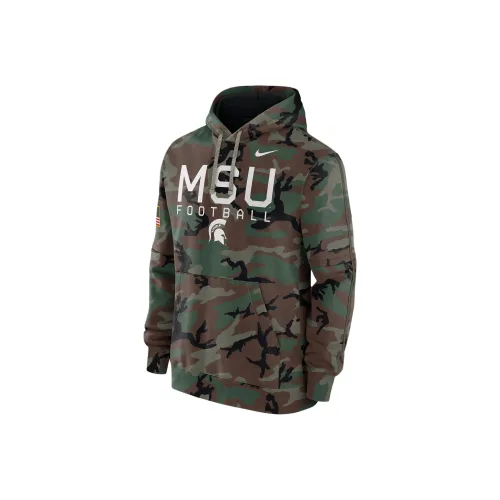 nike MichiganCollege State Spartans Военный стиль Appreciation Клуб Свитшот Мужской Камуфляж