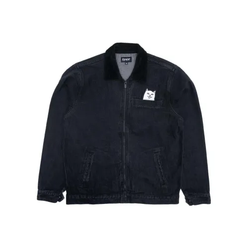 RIPNDIP совместный бренд Темно-синие Мужские Куртки