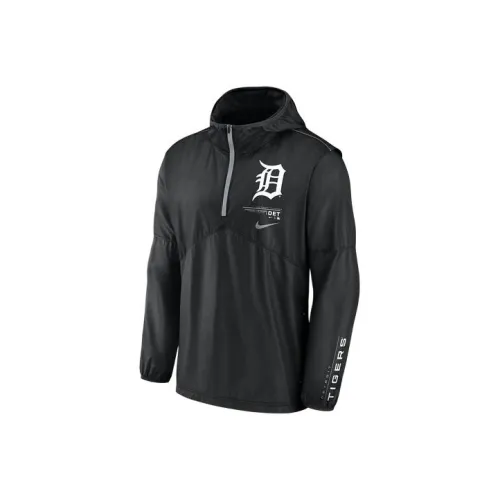 nike x MLB Dri Fit Night Game MLB Detroit Tigers Куртки и Пальто Мужской Черный