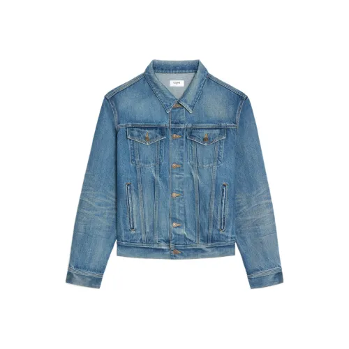 Celine Синий Мужской Джинсовые Куртки