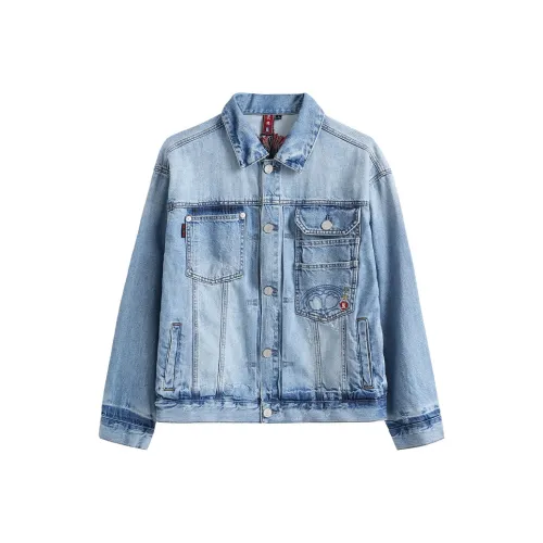 ONIARAI Светло-синие мужские джинсовые куртки