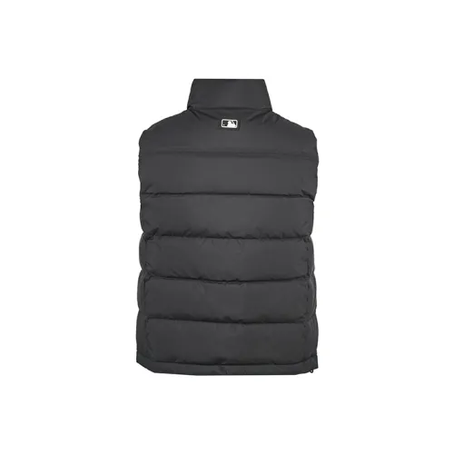 Mlb Base Logo Basic Down Vest Черный Унисекс Пуховый жилет