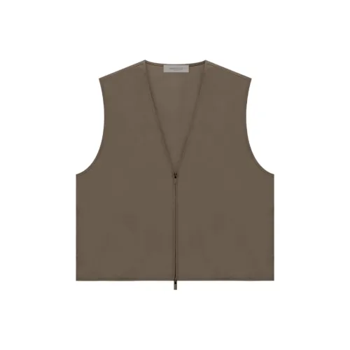 Fear of God Essentials FW22 Жилет Мужской Древесно-кофейный