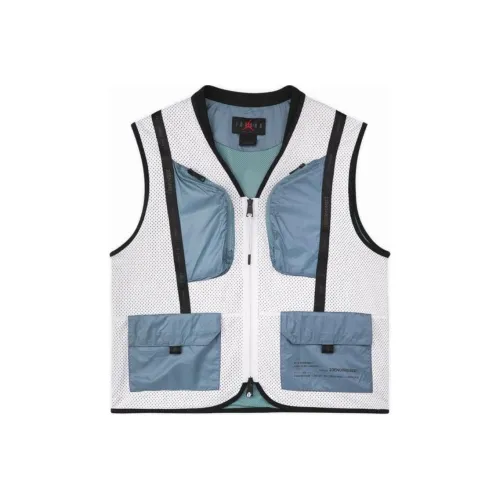 Джордан Серый Белый Мужские Жилеты