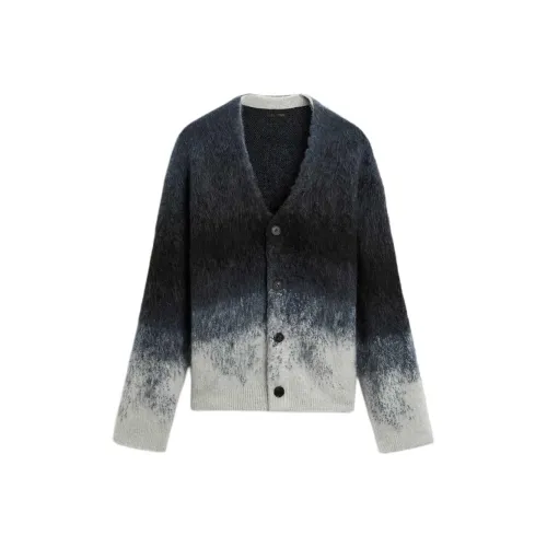 ZARA Новогодний Серый Мужской Трикотаж
