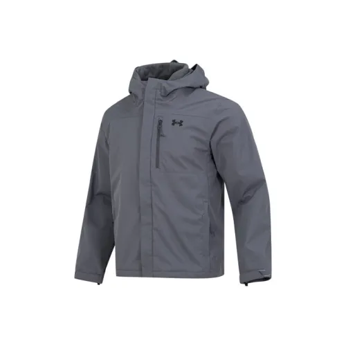 Under Armour Поход Водонепроницаемый и Ветрозащитный Ветровка Мужской Серый