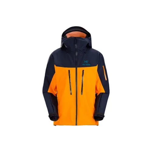 Arcteryx ALPHA SV Водонепроницаемый и Ветрозащитный Ветровка Мужской Pandora Синий