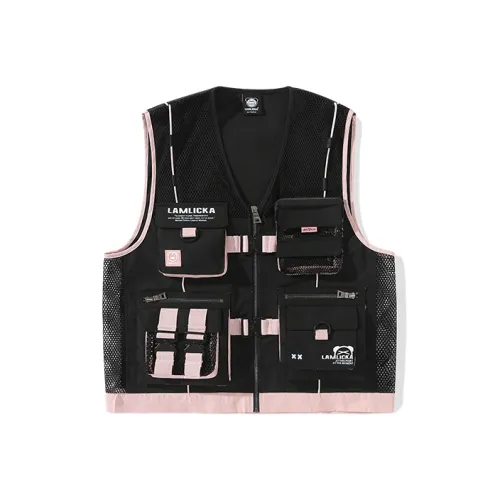 LAMLICKA Черные Унисекс Жилеты