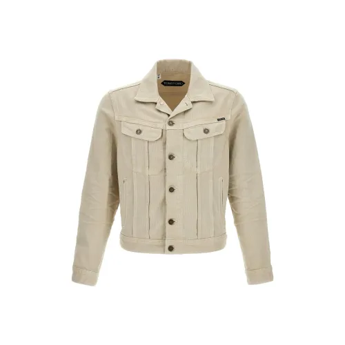 TF SS23 Куртки и Пальто Мужской Бежевый