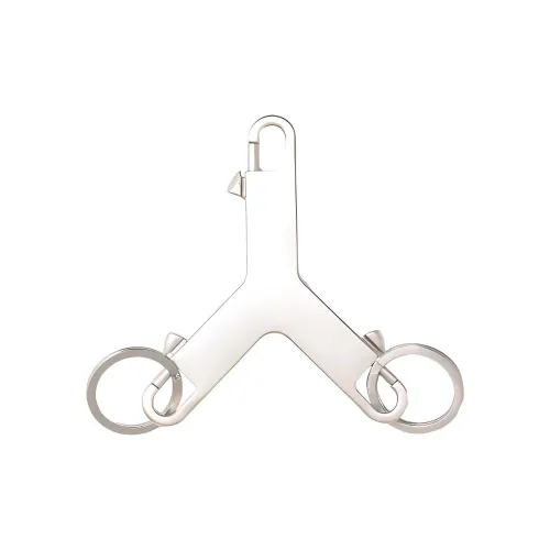 RICK OWENS совместный бренд RO Латунь Брелоки Мужской Серебряный