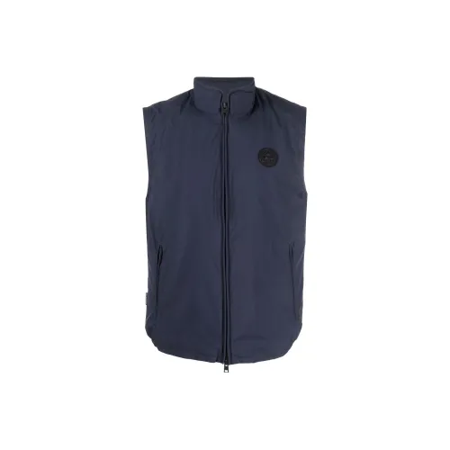 WOOLRICH Blue Men's Gilets WOOLRICH Синий Мужские Жилеты