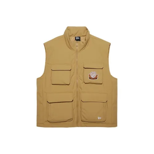 New Era Коричневый Мужской Жилеты
