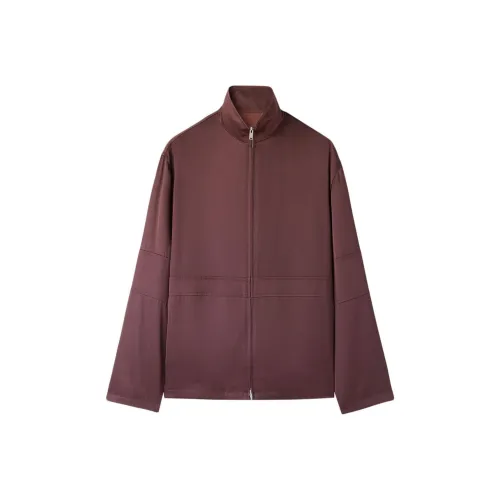 JIL SANDER Мужские бургундские куртки