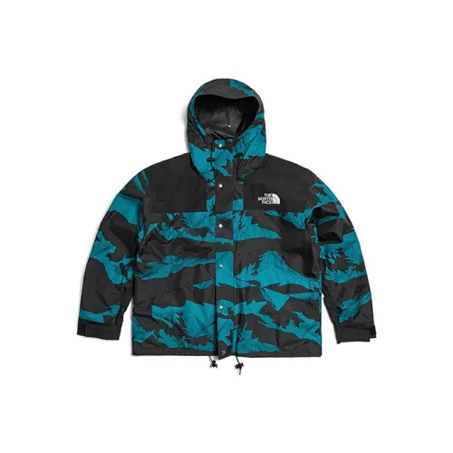 The North Face 1986 Series Hiking Outdoor Поход Outdoor Водонепроницаемый и Ветрозащитный Ветровка Унисекс Синий Черный