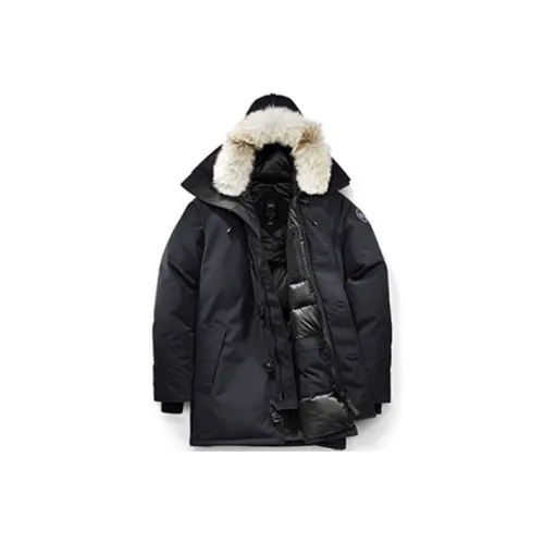 Canada Goose Black Mark Темно-синий Мужские Пуховики