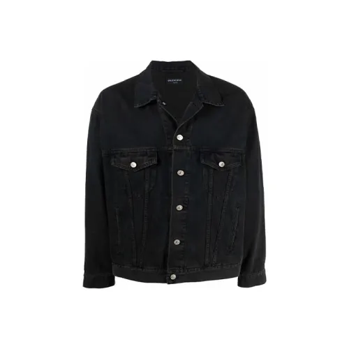Balenciaga Denim Jacket Unisex Black Баленсиага Деним Куртка Унисекс Черный