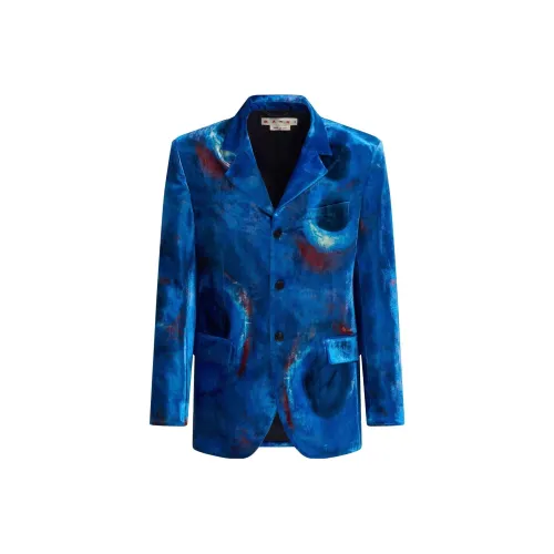 MARNI Синий Мужской Деловой костюм