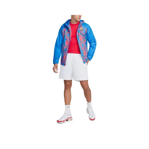 Nike Blue Men's Jackets Найк Синий Мужские Куртки