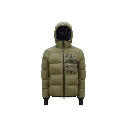 Moncler Grenoble SS23 Early Autumn Collection Пуховик Мужской Зеленый