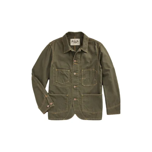 Double RL Army Green Мужские Куртки