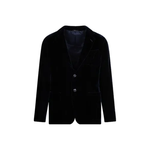 GIORGIO ARMANI FW22 Бизнес-костюм Пальто Мужской Темно-синий