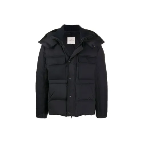 Moncler FW21 Пуховик Мужской Морской Синий