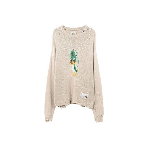 Maison Mihara Yasuhiro SS25 Трикотаж Мужской Белый