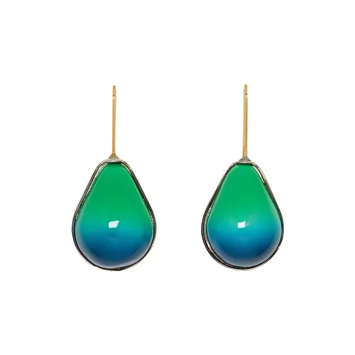 LOEWE Серьги Зеленые Женские
