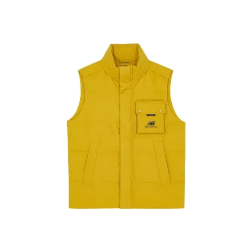 New Balance совместный бренд Желтый Унисекс Пуховый жилет