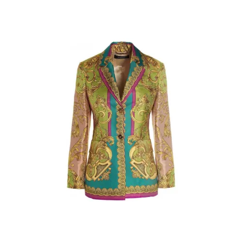 FANSIZHE VERSACE SS22 Бизнес-костюм Пальто Мужской Многоцветный