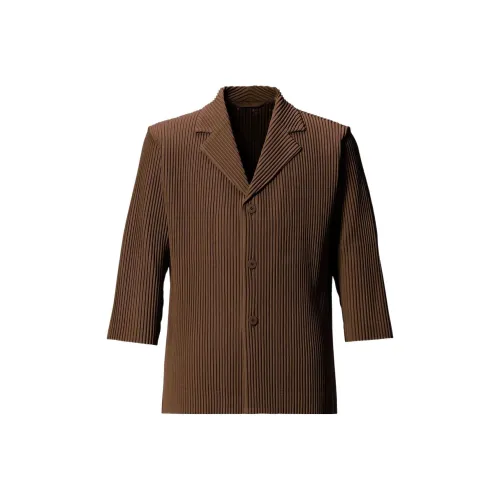 Homme Plissé Issey Miyake Бизнес-костюм Пальто Мужской