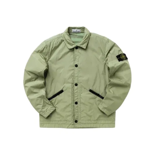 Stone Island Зеленый Мужской Куртки