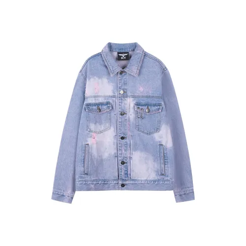 Boy London Denim Jacket Unisex Purple