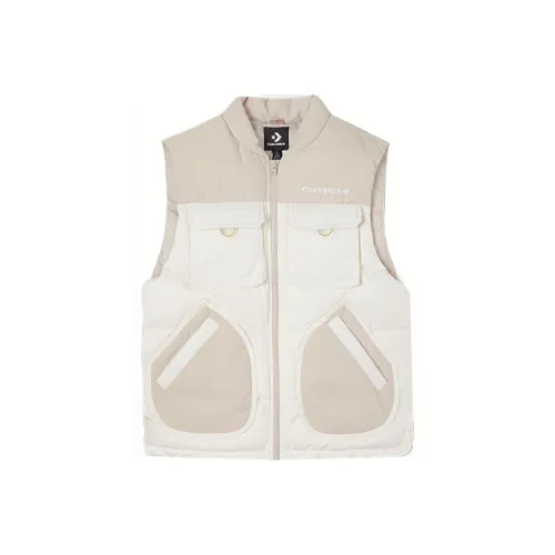 Конверс Белый Мужской Пуховый жилет