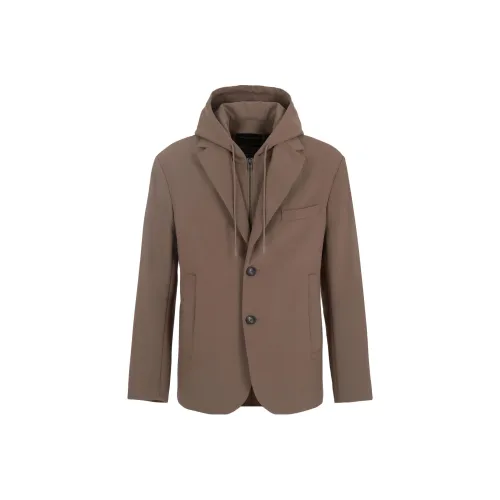 EMPORIO ARMANI Коричневый Мужской Деловой костюм