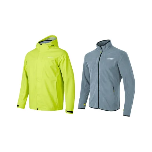 Skechers SS24 Куртка Мужская Неоново-Желтая 0437