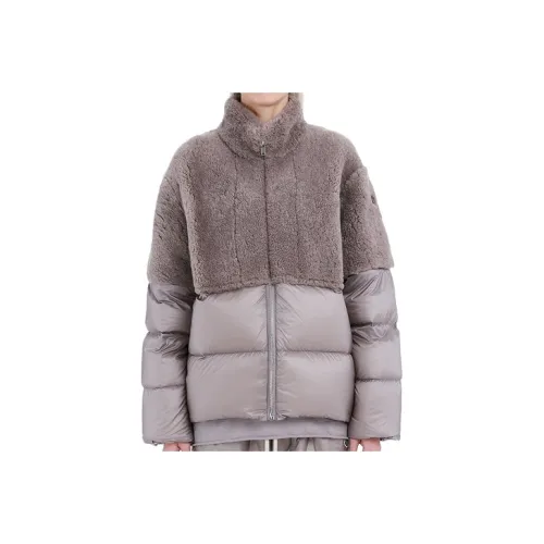 RICK OWENS совместный бренд Светло-коричневый Мужской Пуховик