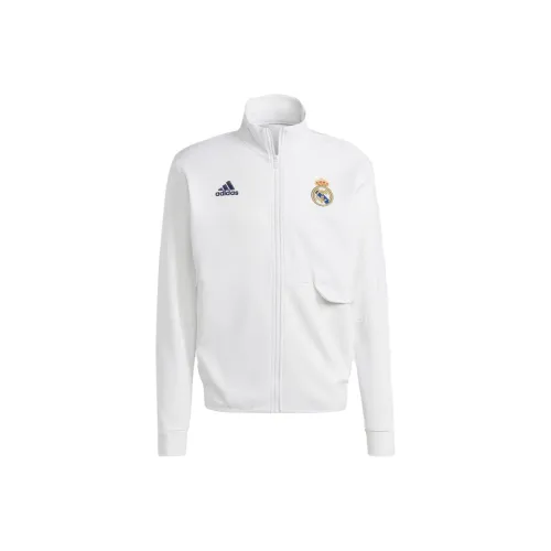 Adidas Пальто Real Madrid Мужской Белый