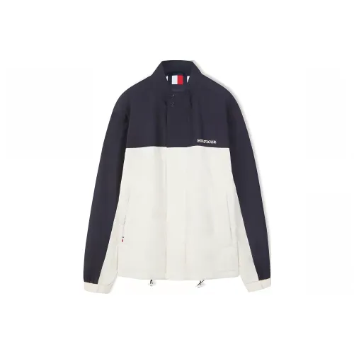 Tommy Hilfiger Сине-белая унисекс куртка