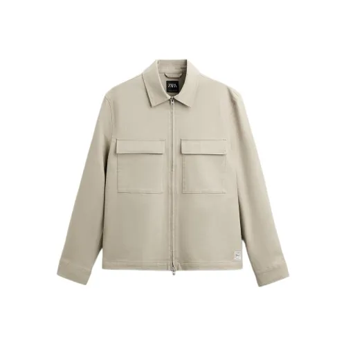 ZARA Коричневые Мужские Куртки